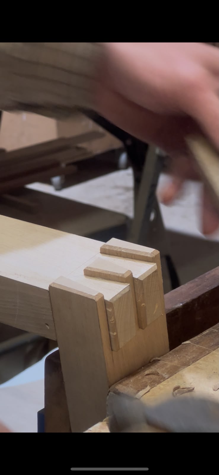 Freestanding furniture piece in native hardwood, finished by hand